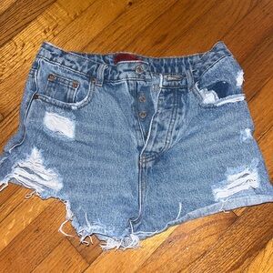 Blue Denim Jean shortsa